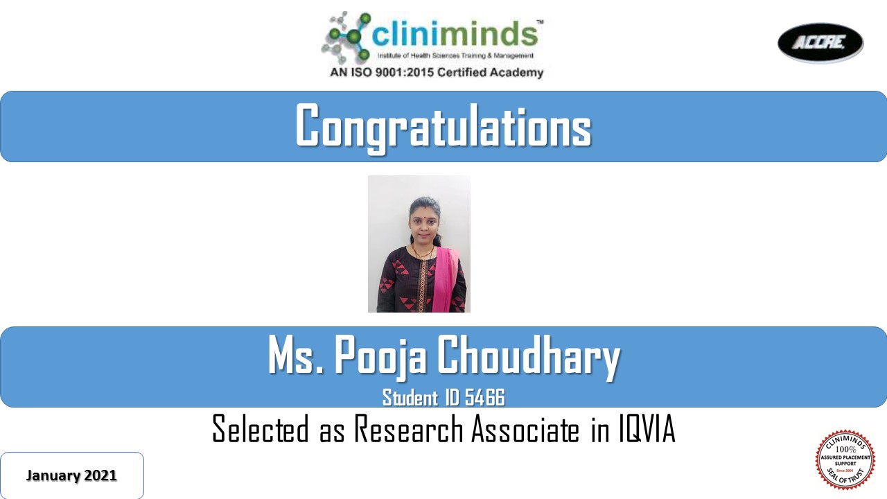 Cliniminds Drug Regulatory Affairs Placements